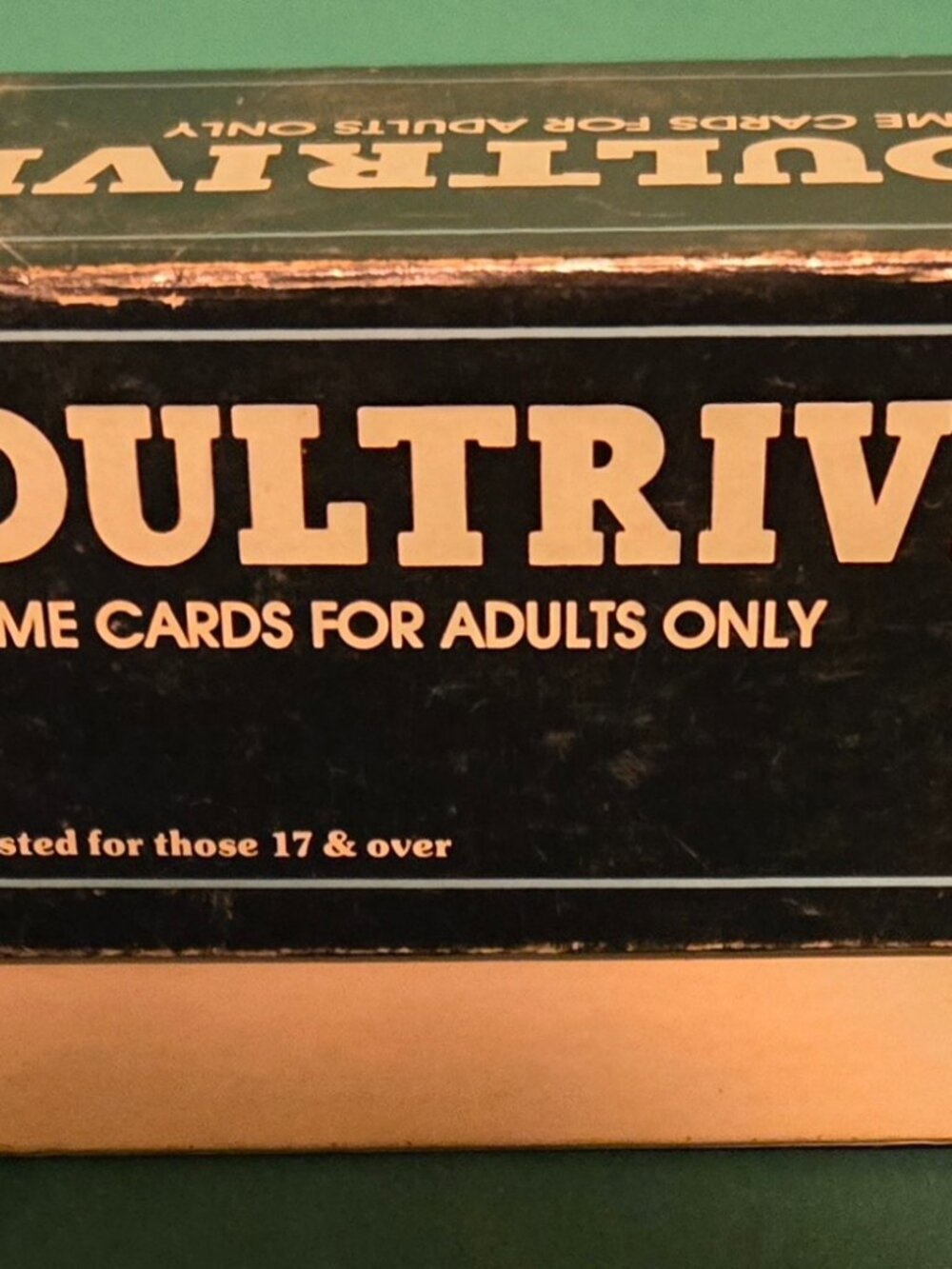Adultrivia Vintage 80s Adult Humor Trivia Party Game Card Game-Complete